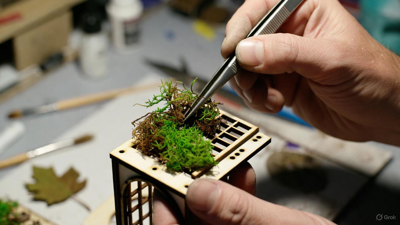 Acrylic plant