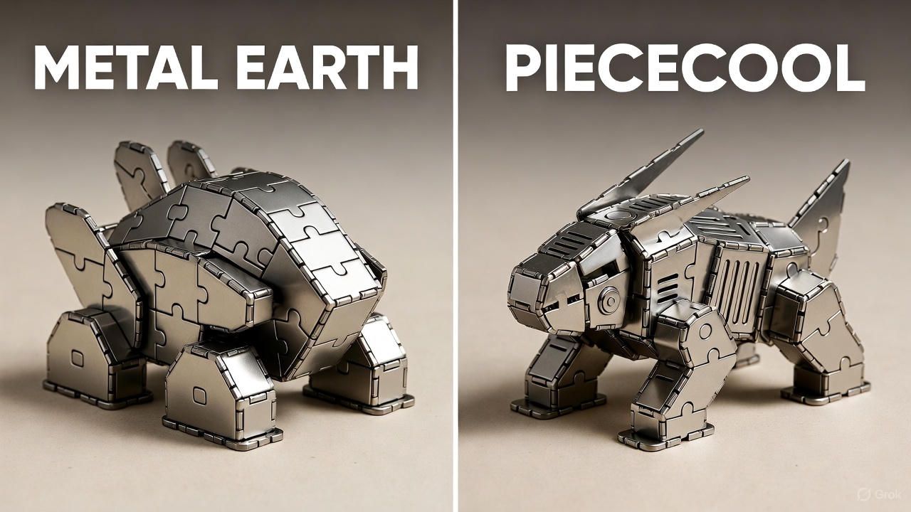 Beginner’s Guide to 3D Metal Models: Metal Earth vs. Piececool.