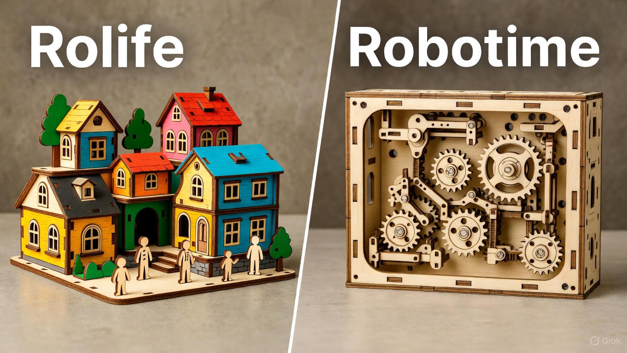 Rolife vs. Robotime: What’s the Difference? (It’s Confusing!).