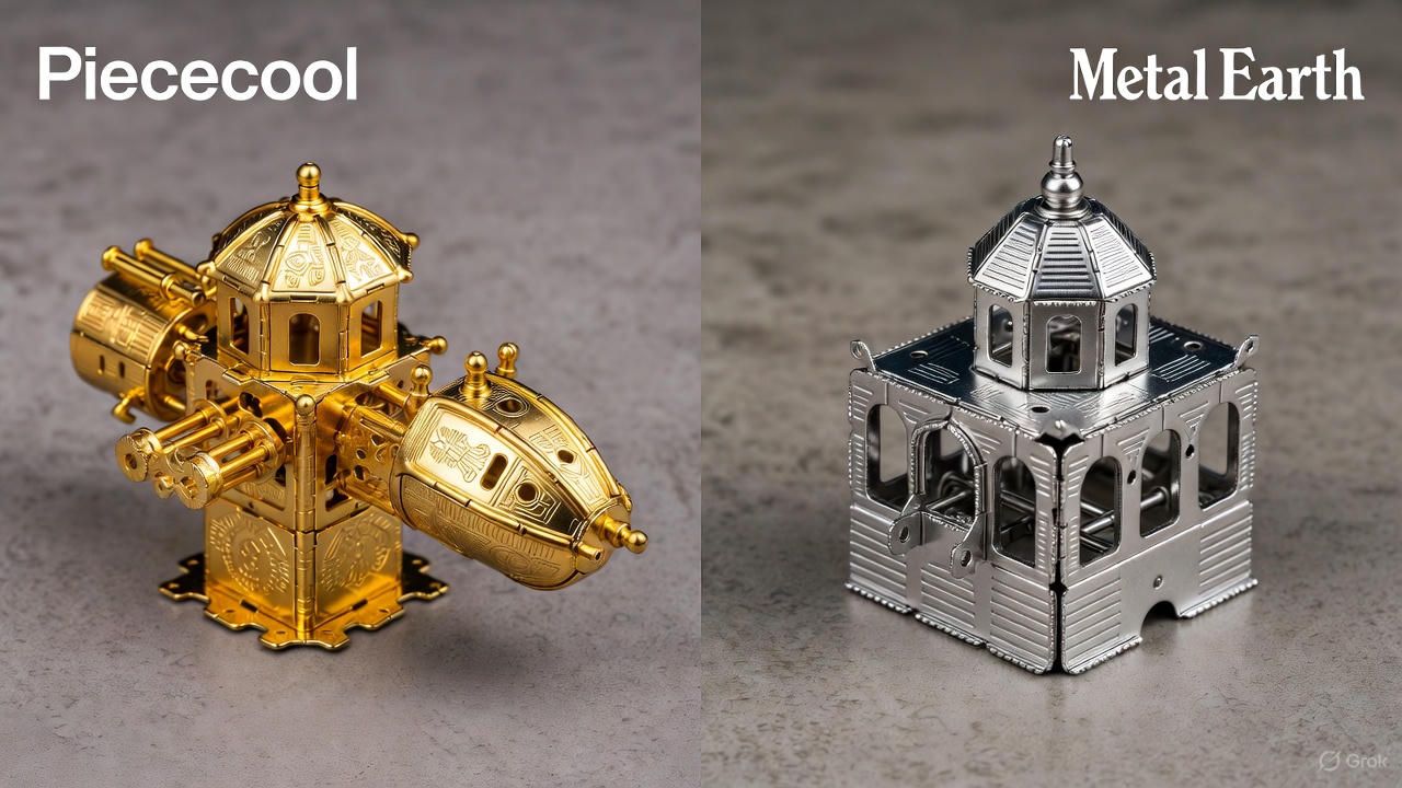 Piececool vs. Metal Earth: Which 3D Metal Puzzle Brand is Best?
