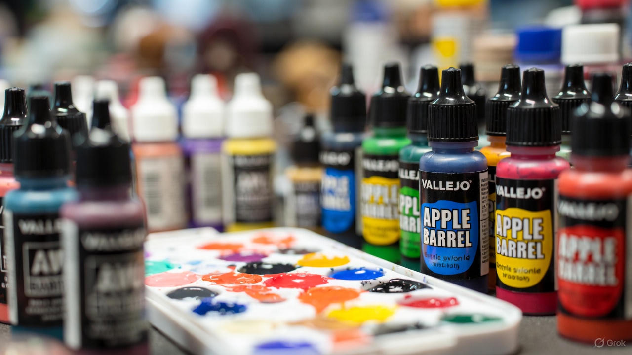 Acrylic Paint Guide for Miniatures: Do You Really Need Expensive Paint?