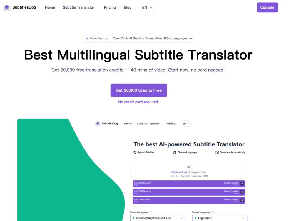 image of SubtitlesDog: AI Translator