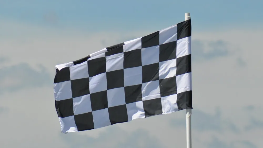 Checkered flag