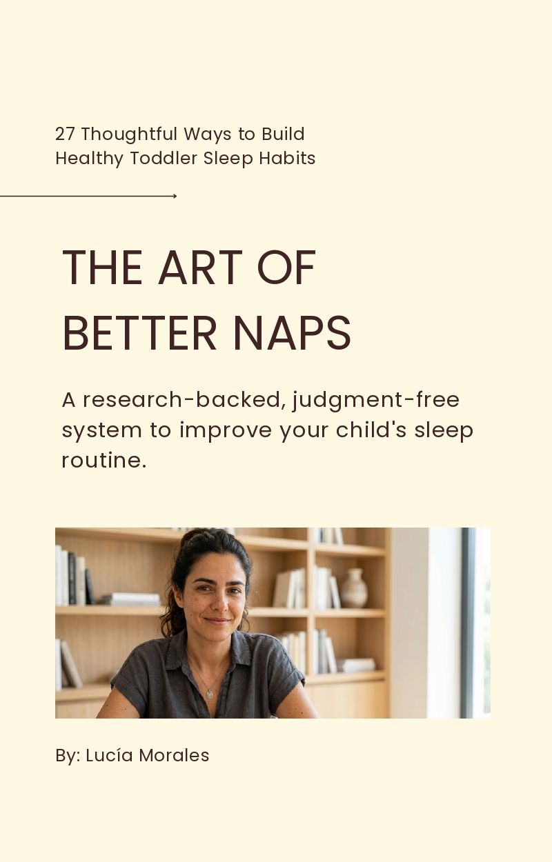 The Art of Better Naps - 27 Ways to Build Healthy Toddler Sleep Habits