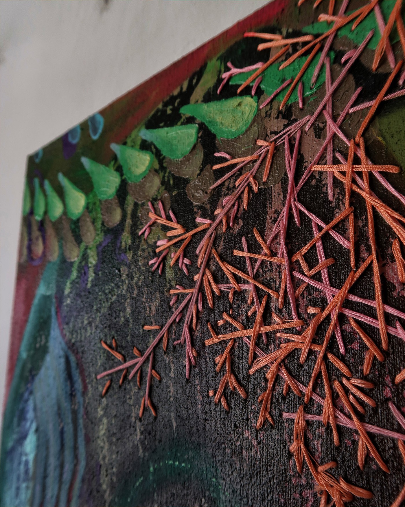 Fiber optic beam, detail view 4