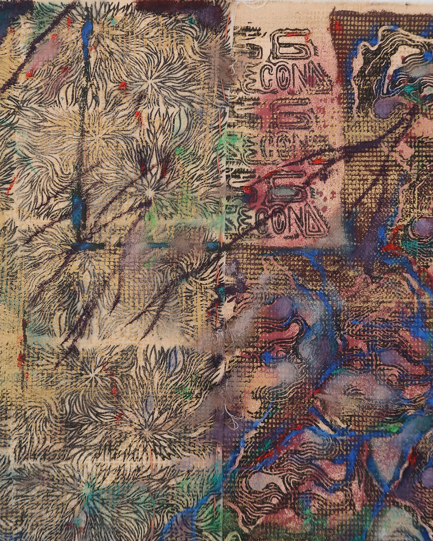 Tryzub, detail view 3
