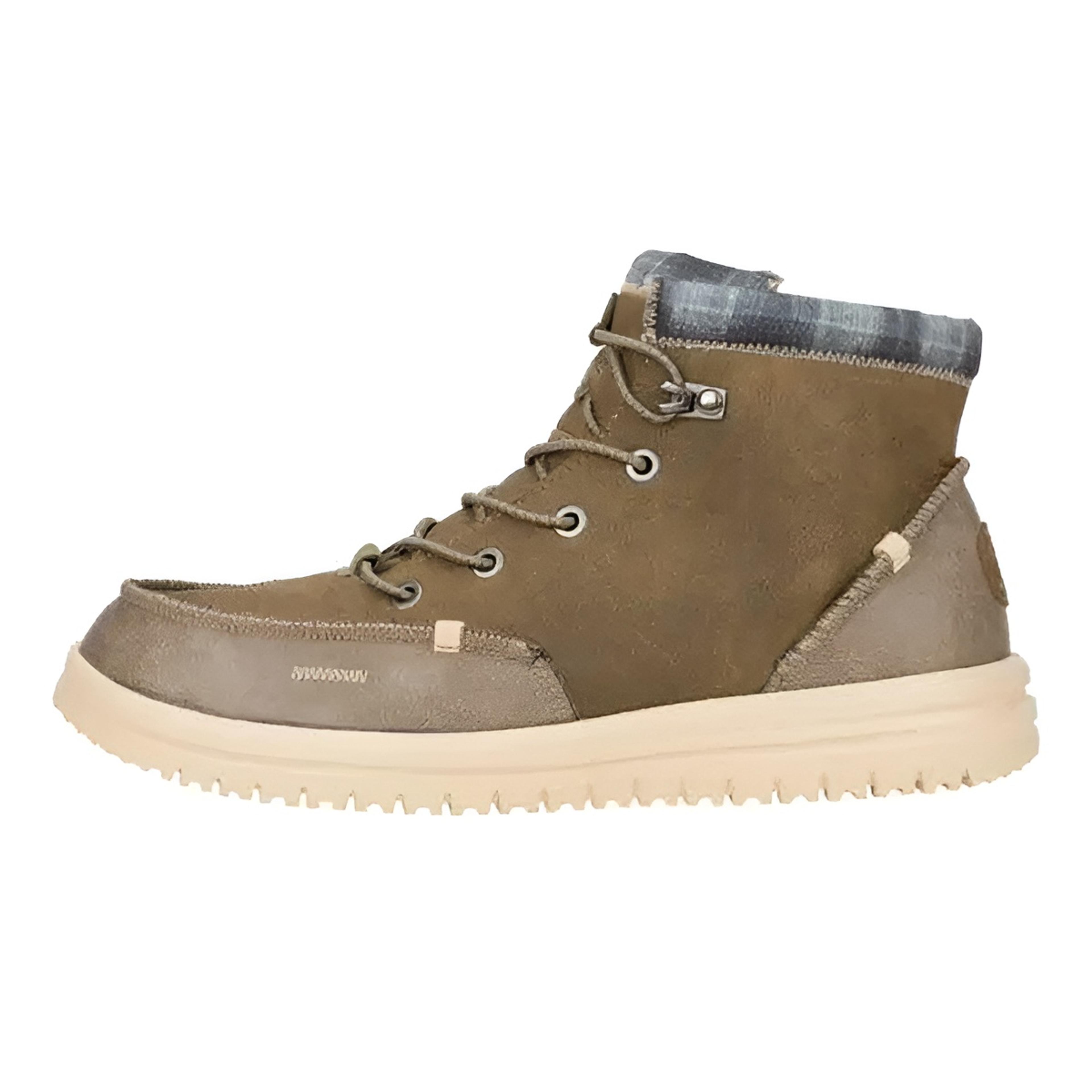 Classic Lightweight Pull On Boots With Lace Up Details