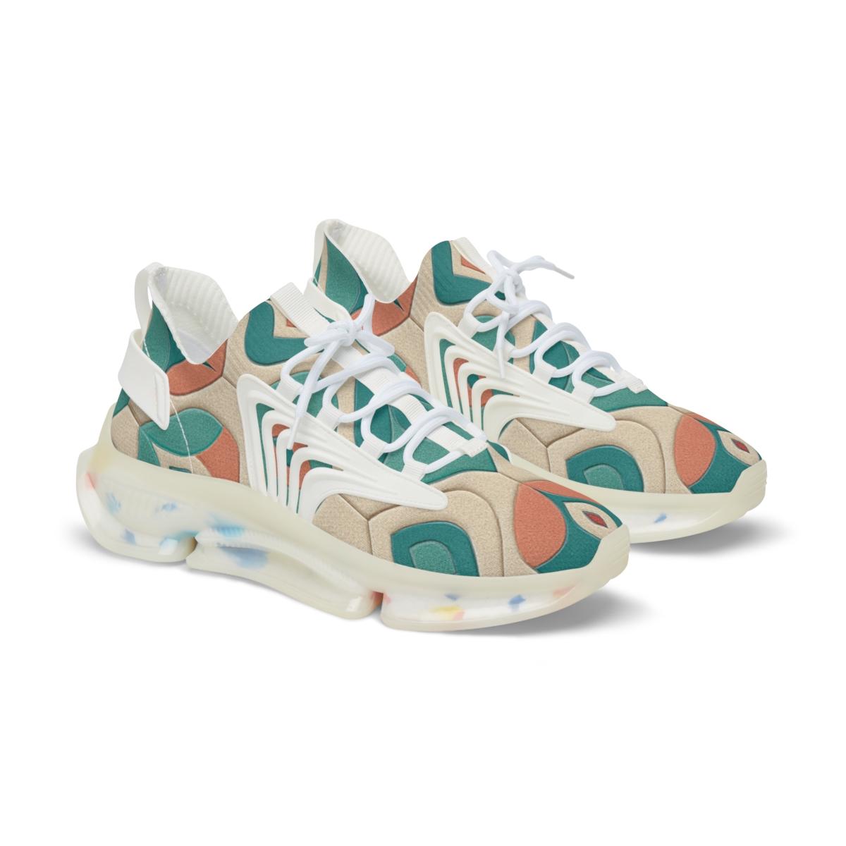 Hex Bloom Pixel Tessellation Sneakers