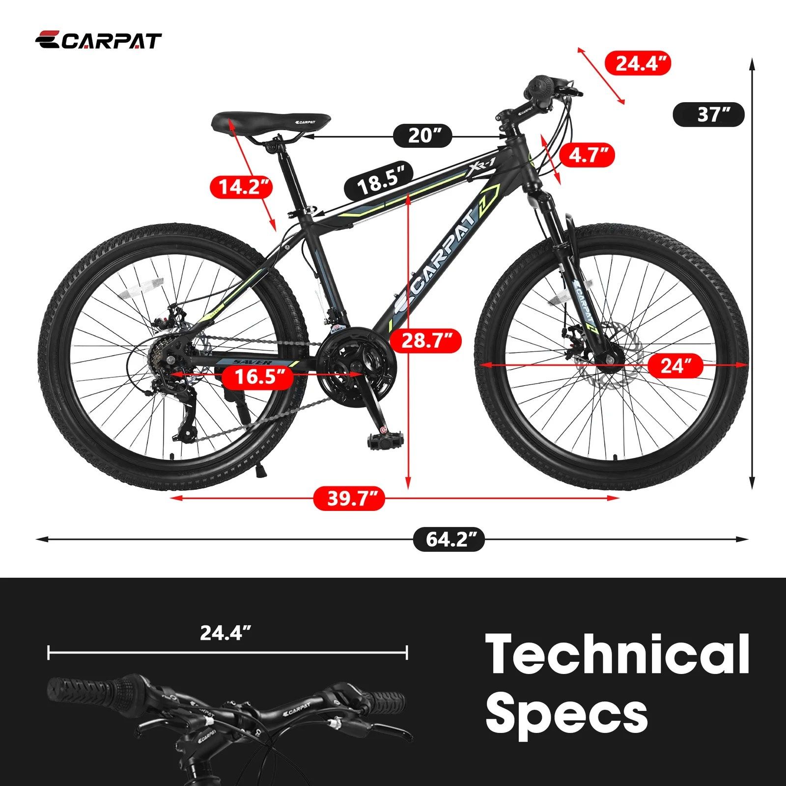 Elecony 24" Mountain Bike Review: Shimano 21-Speed for Teens