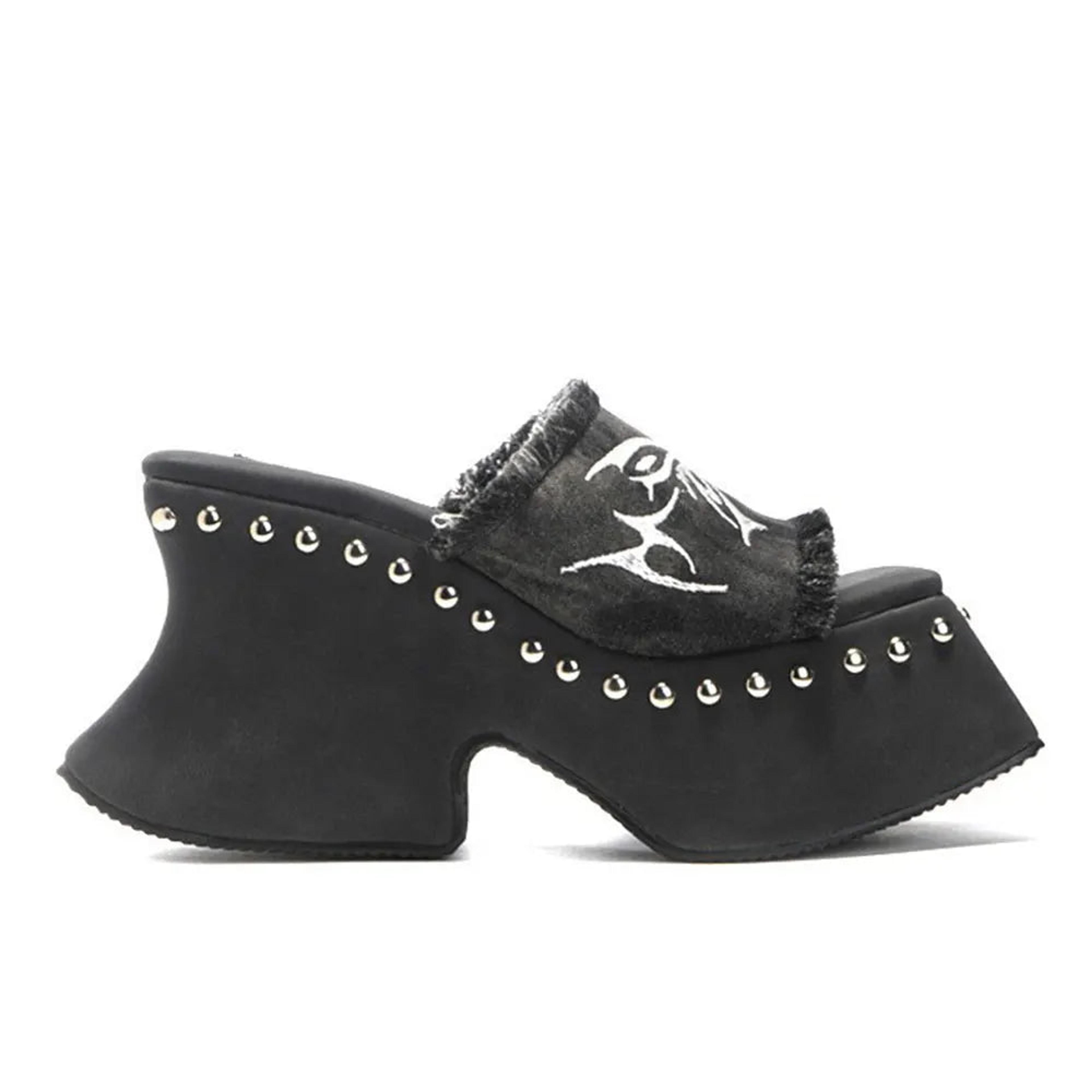 Black Fairy Grunge Platform Sandals
