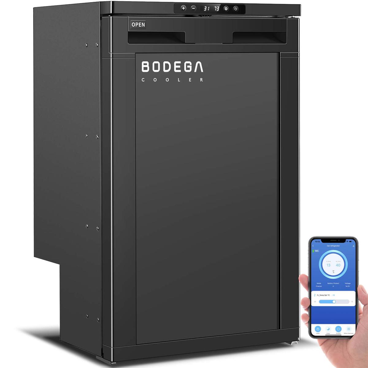 Bodegacooler CR85X RV Refrigerator 83L Upright 12V/24V