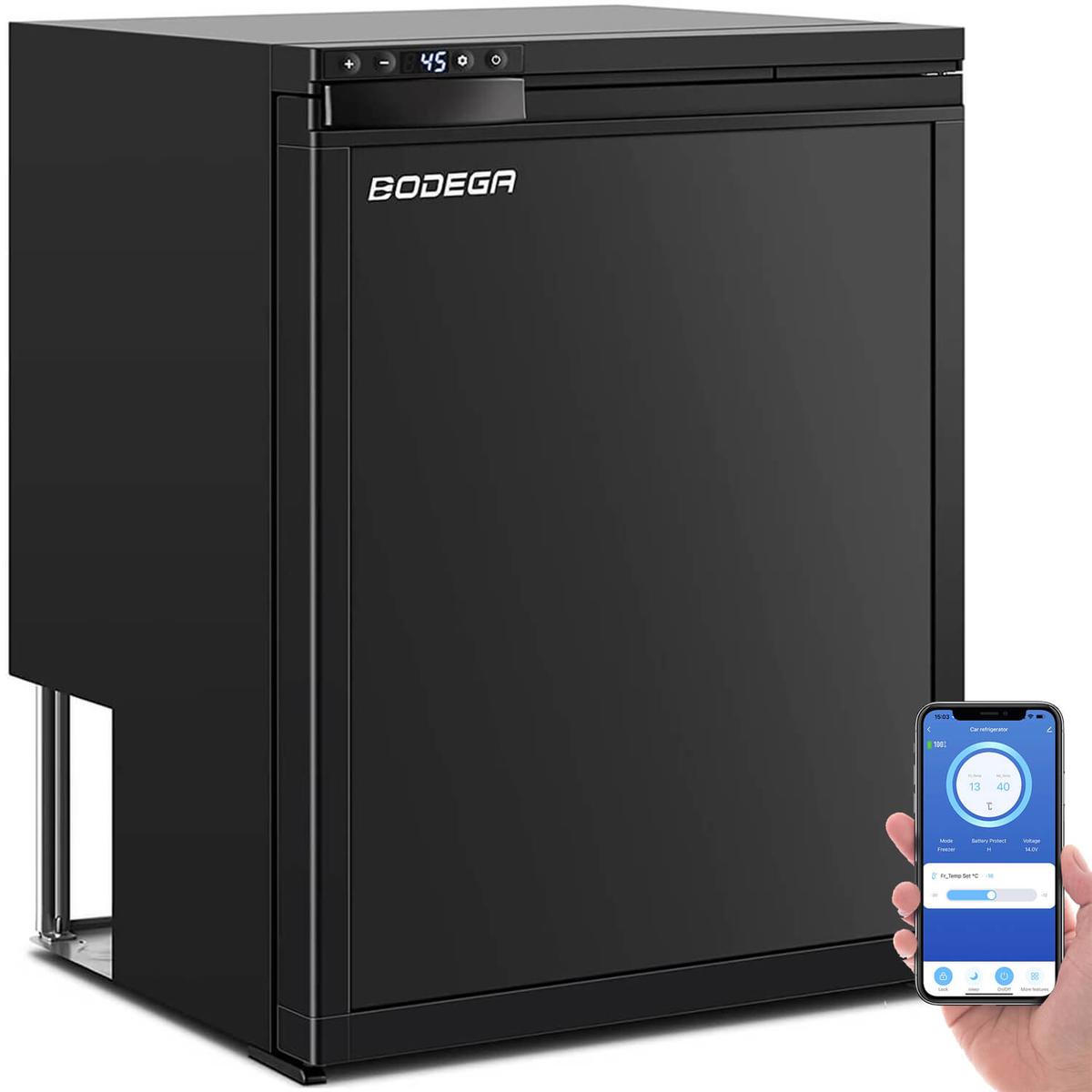 BODEGAcooler CR65 RV Fridge Freezer 65L Dual Zone 12V