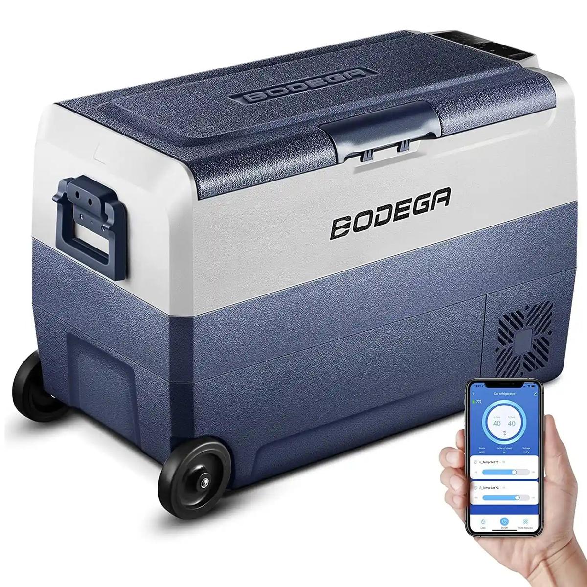 BODEGAcooler T50 Portable Freezer 53qt/50L Dual Zone