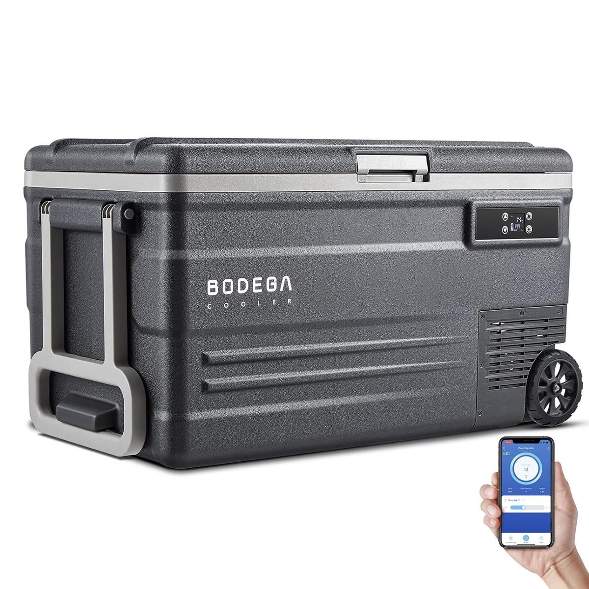 BODEGAcooler U75 Single-Zone Portable Freezer 78qt on Wheels