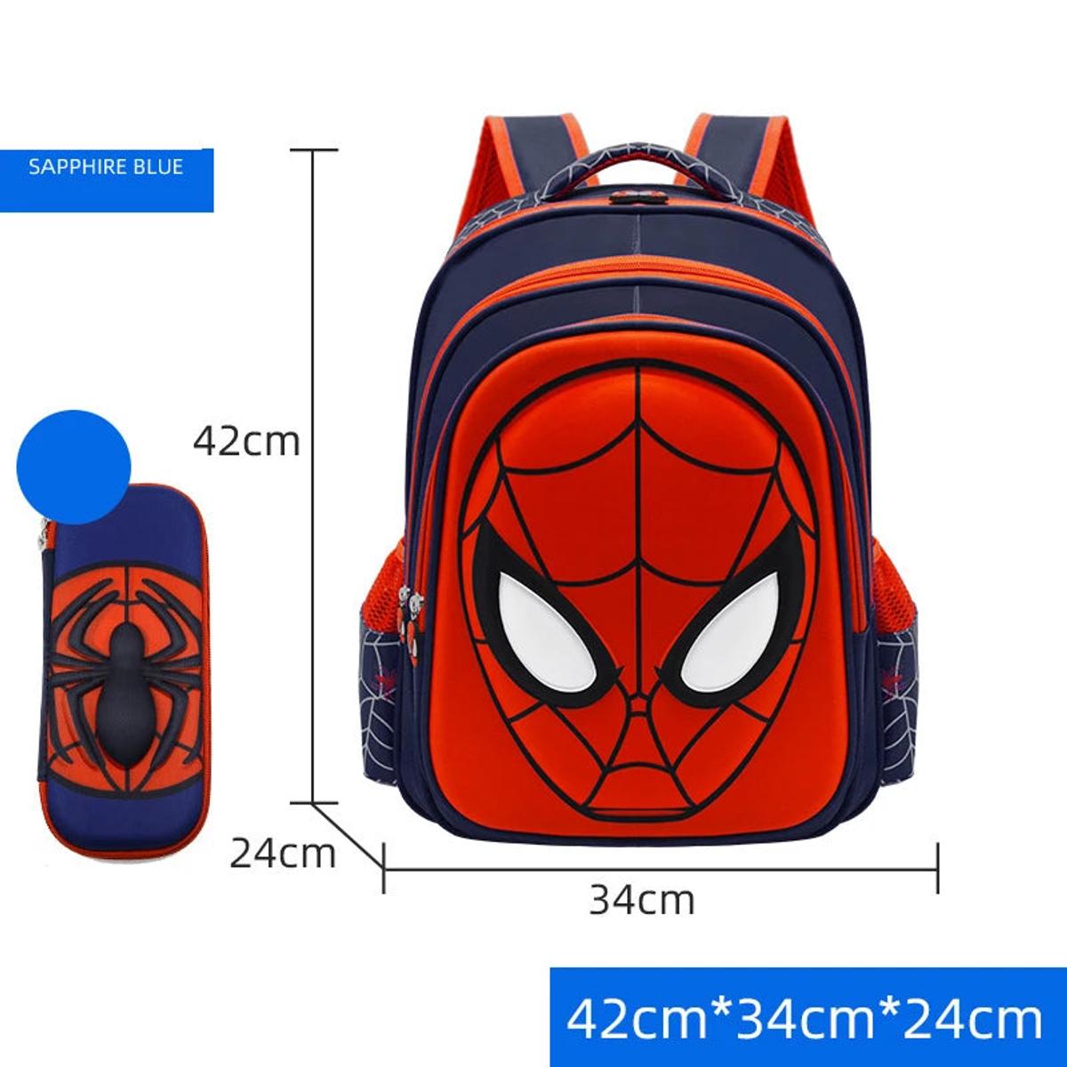Spiderman Captain America Kids School Backpack