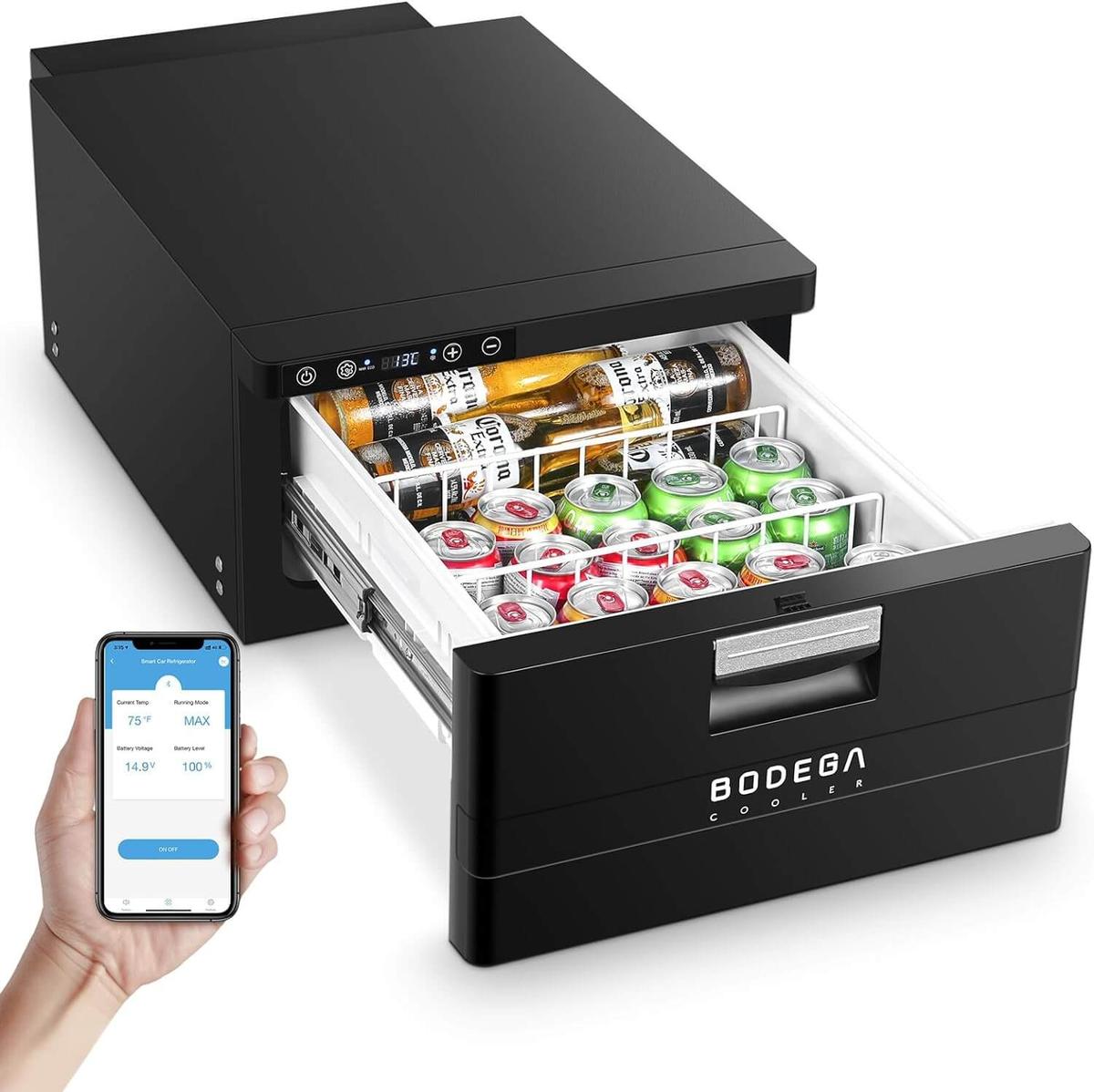 Bodegacooler 12V Car Drawer Refrigerator 32.8QT