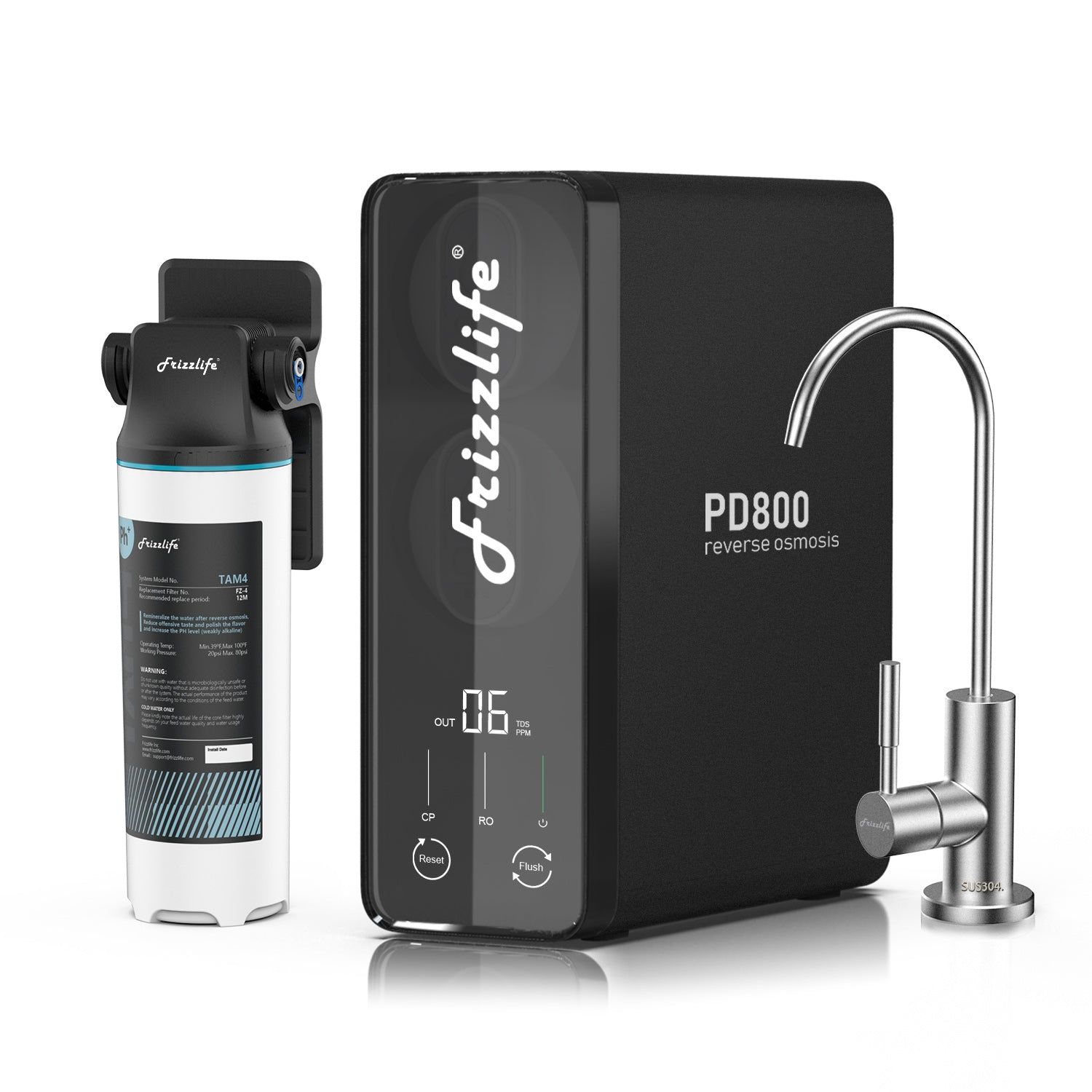 Frizzlife PD800-TAM4 RO System Review: Alkaline Water Made Easy