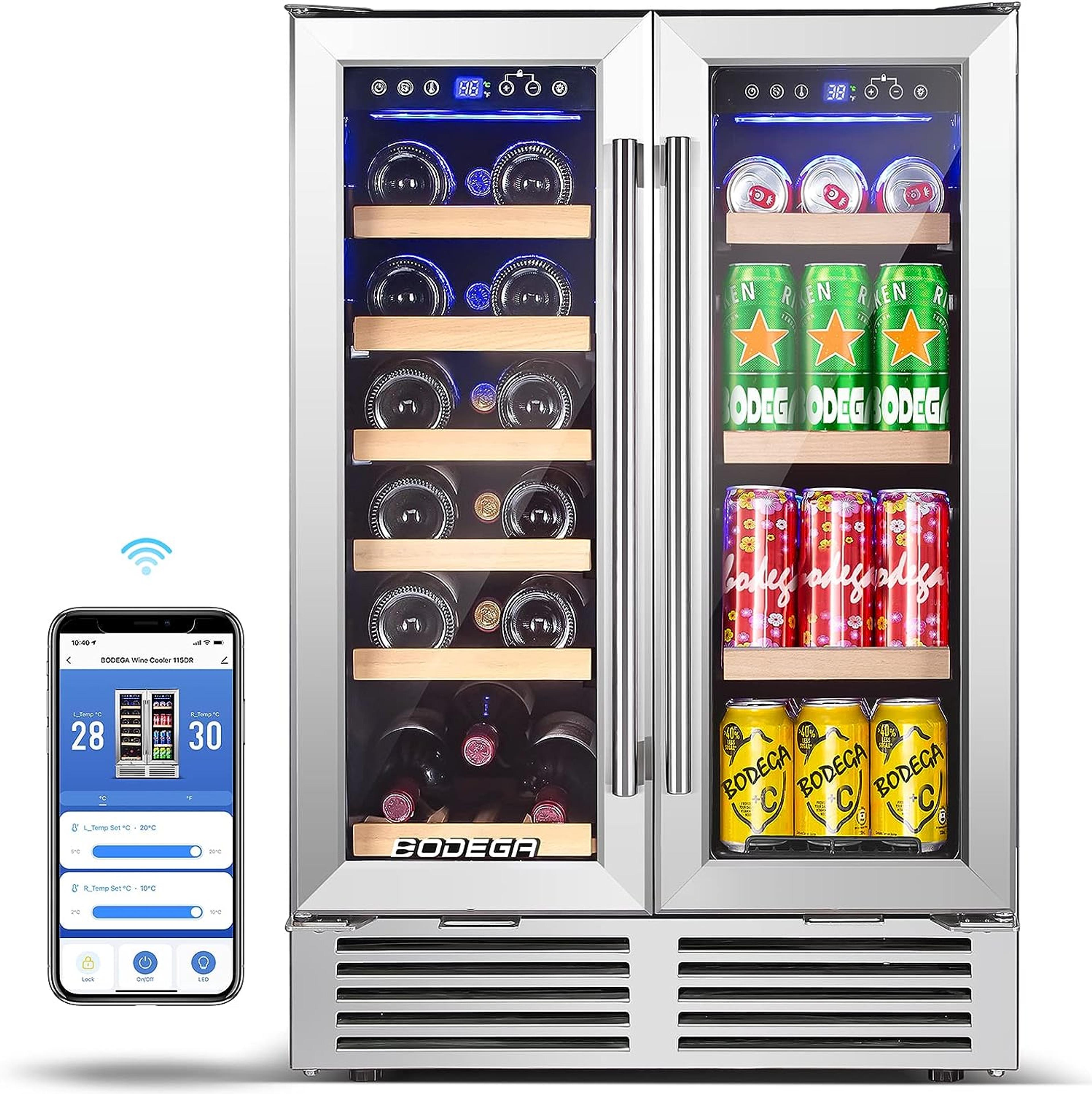 BODEGAcooler 24" Dual Zone Wine and Beverage Cooler