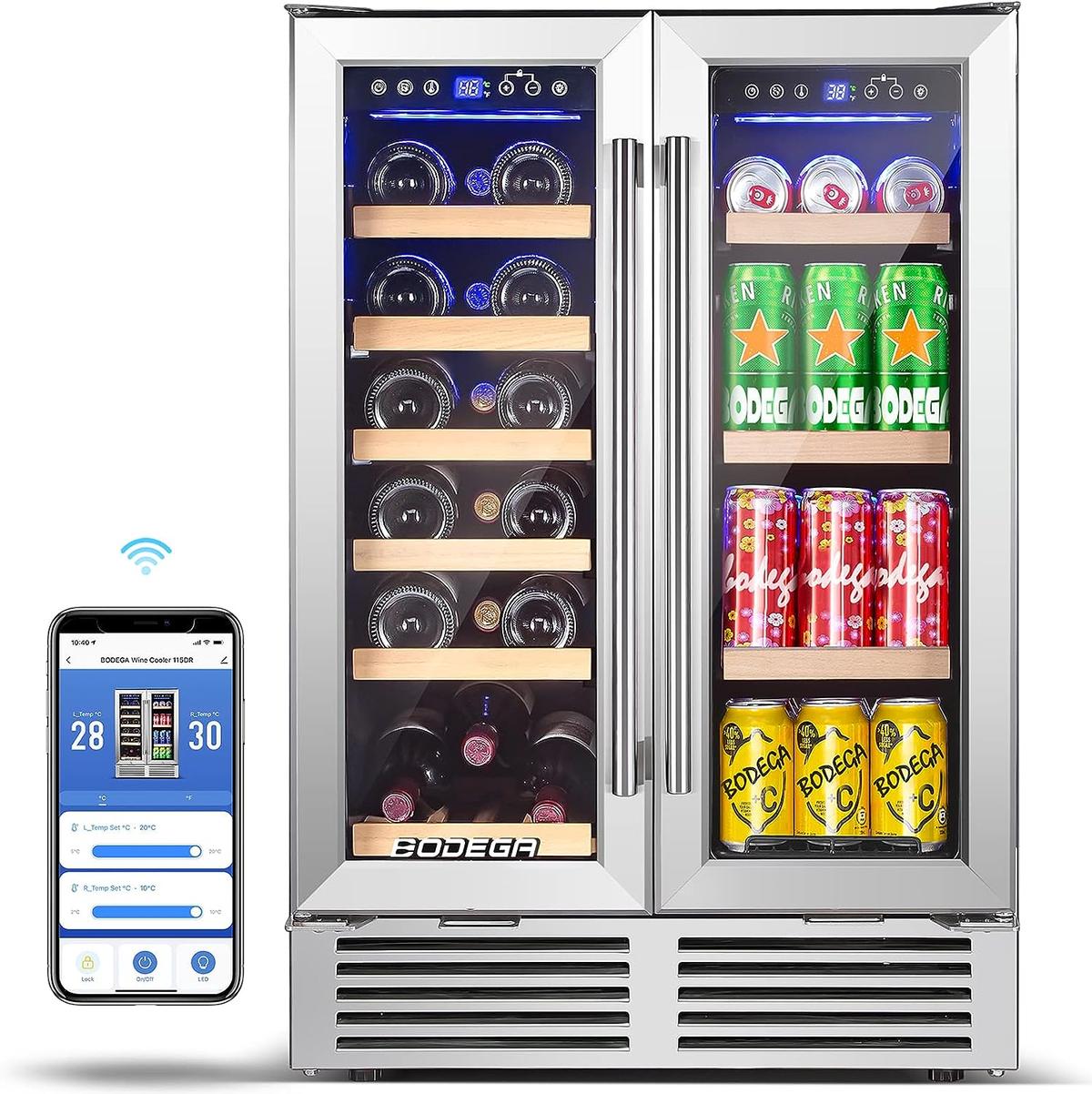 BODEGAcooler 24" Dual Zone Wine and Beverage Cooler