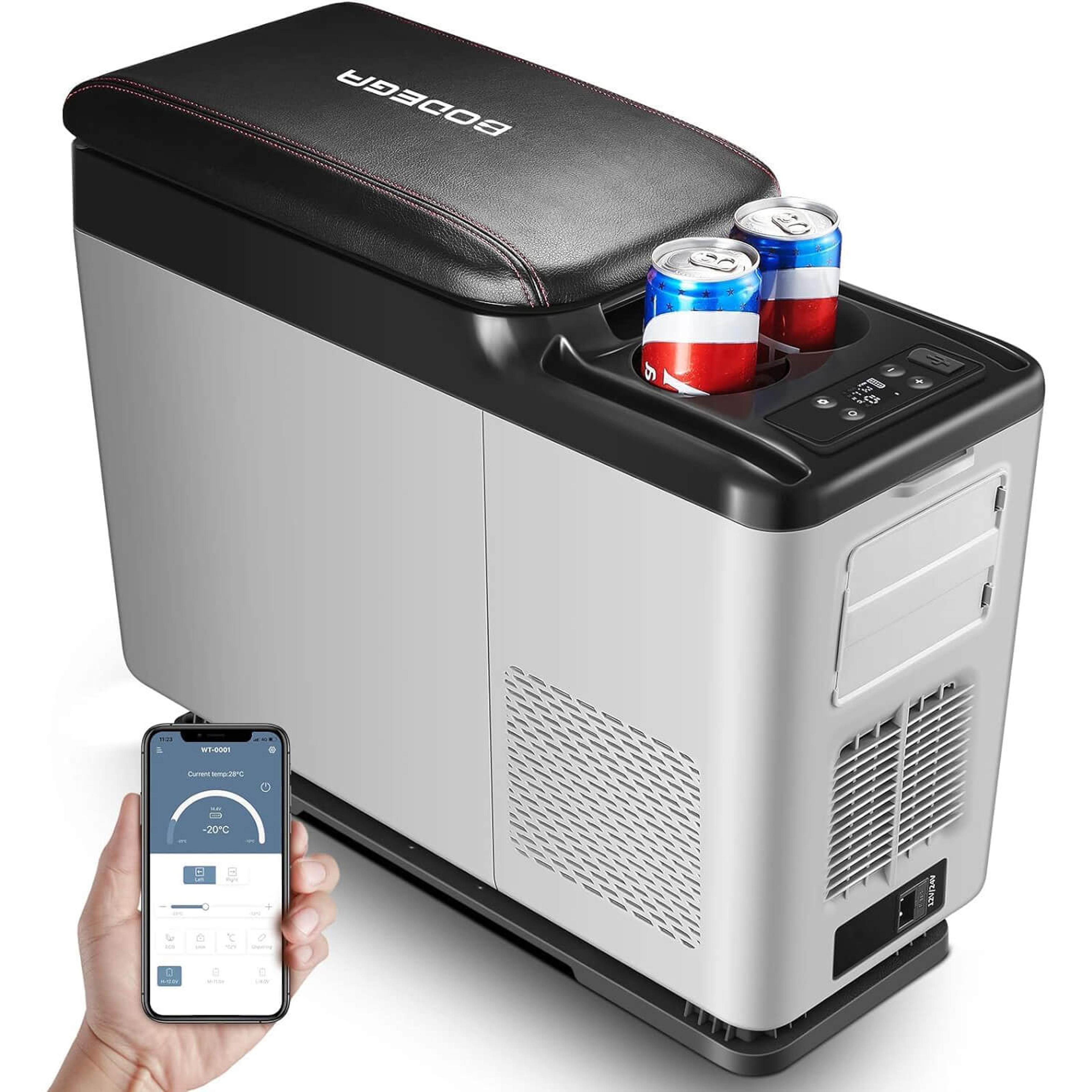 BODEGACOOLER Armrest Car Fridge 16QT 12V Compressor Cooler
