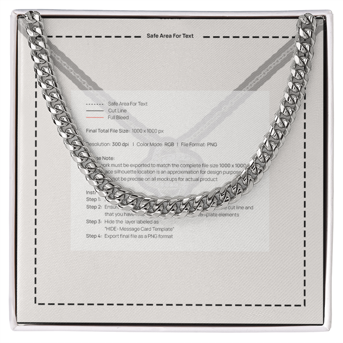 Cuban Link Chain Necklace - Steel or Gold Finish