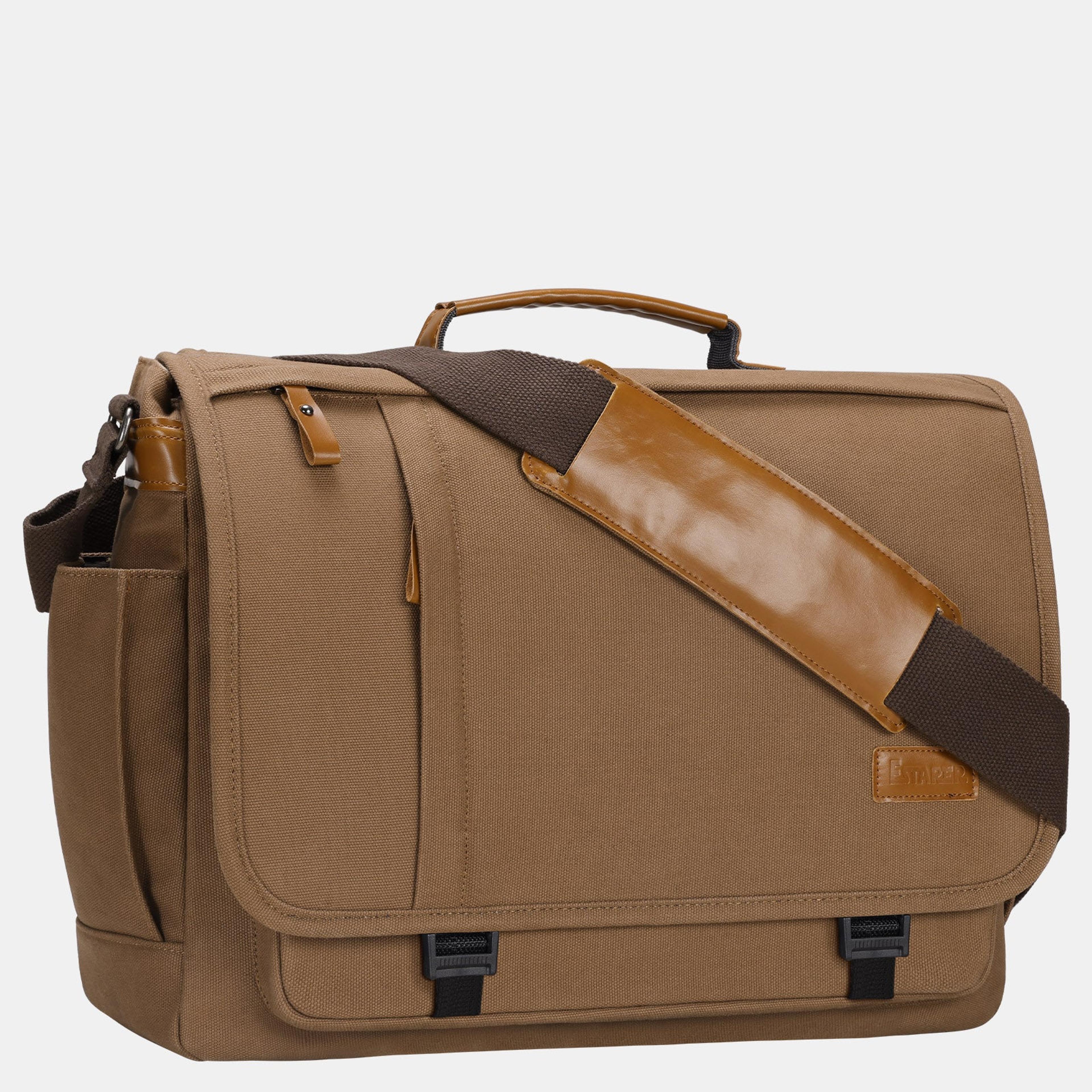 Estarer Laptop Messenger Bag - Brown