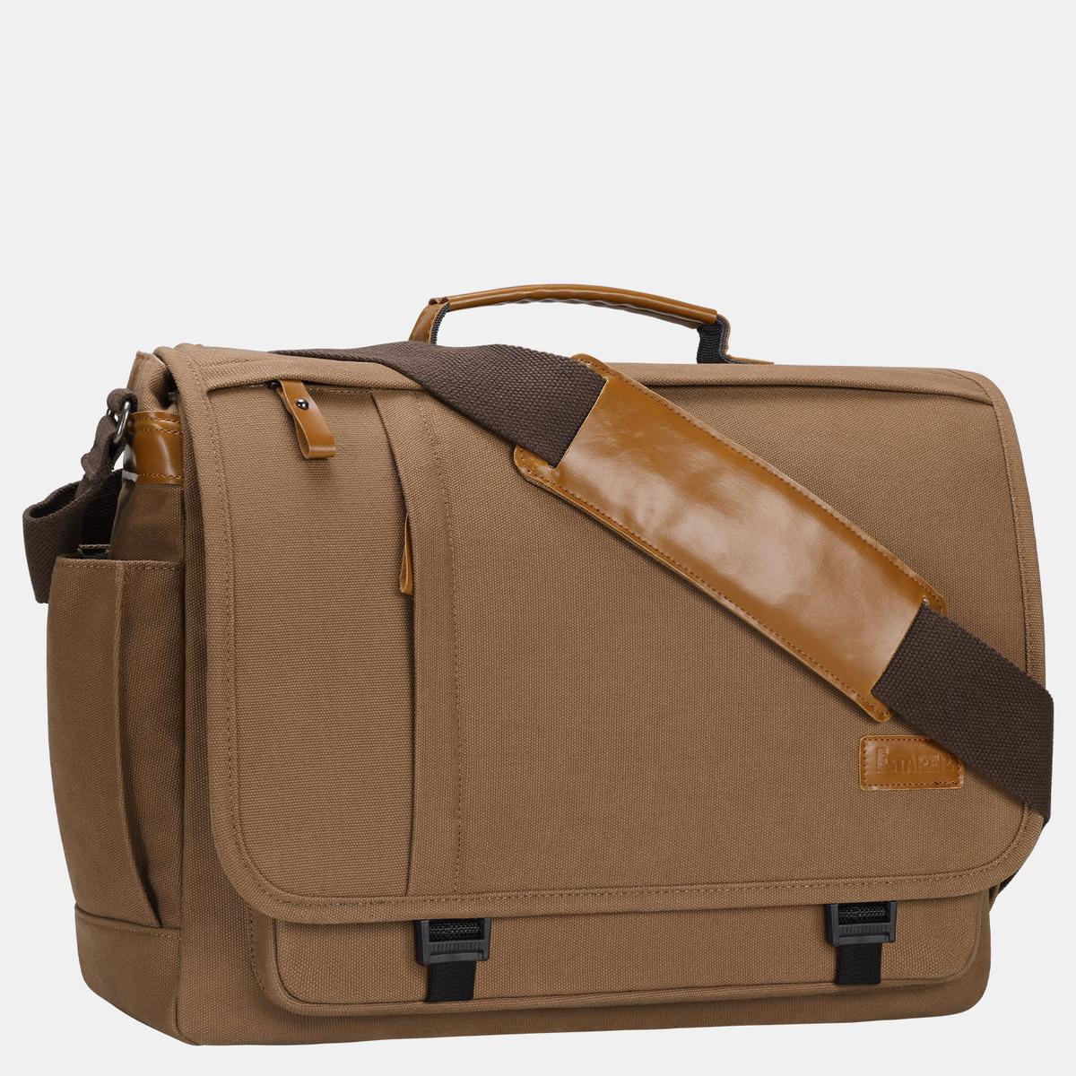 Estarer Laptop Messenger Bag - Brown