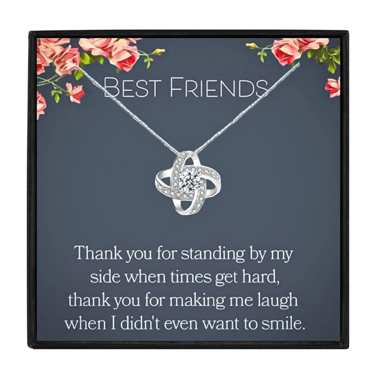 To My Bestie Friendship Gift Necklace Set
