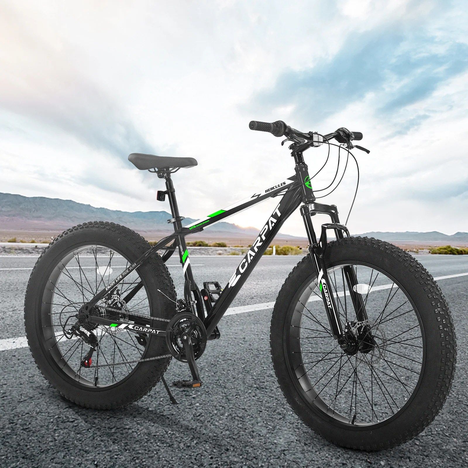 Elecony 26" Fat Tire Bike Review: Shimano 21-Speed All-Terrain Beast
