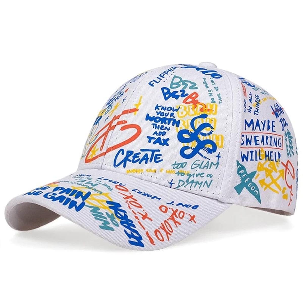 Graffiti Hip Hop Baseball Cap Adjustable Snapback Cotton