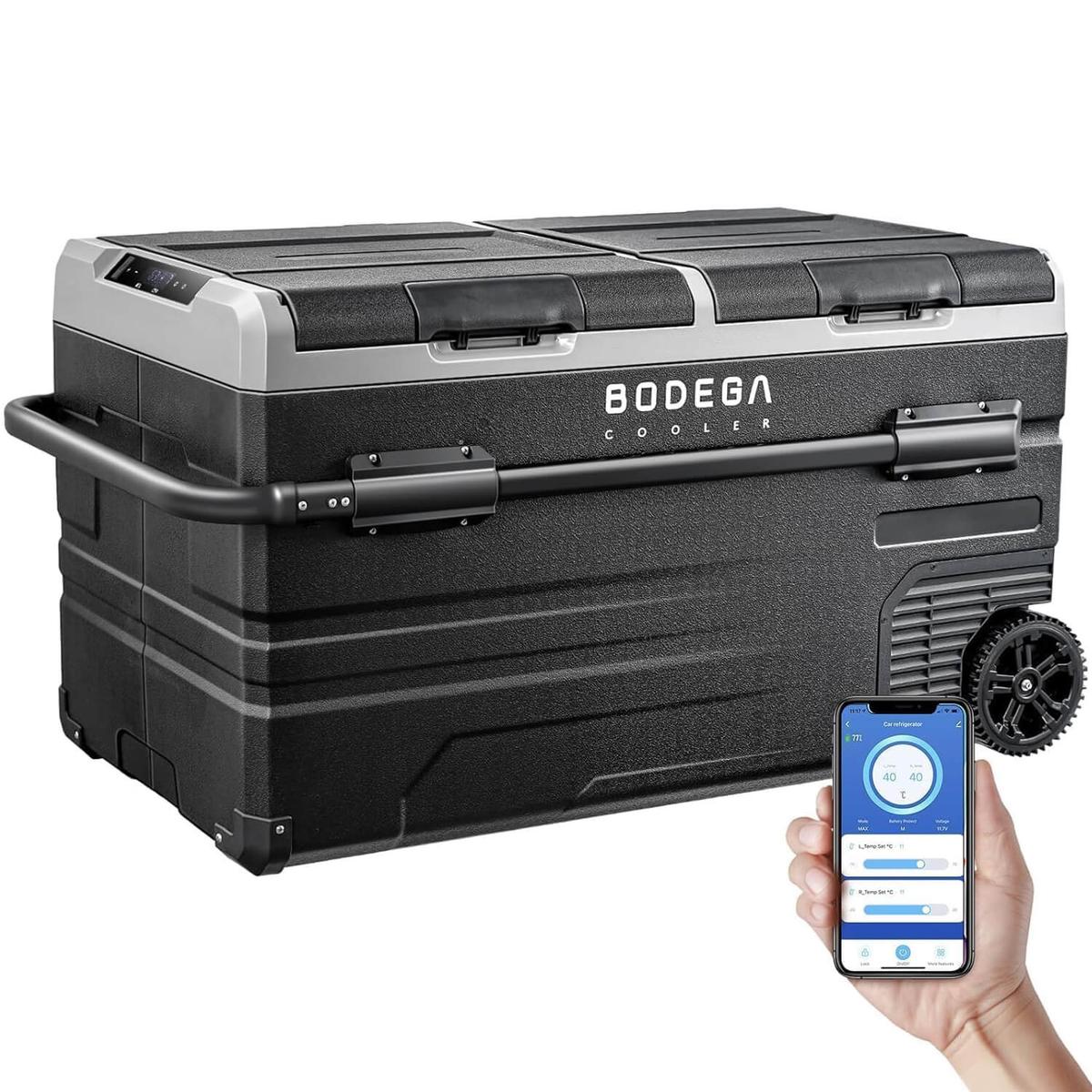 BODEGACOOLER Pro 121QT Dual-Zone 12V Fridge-Freezer