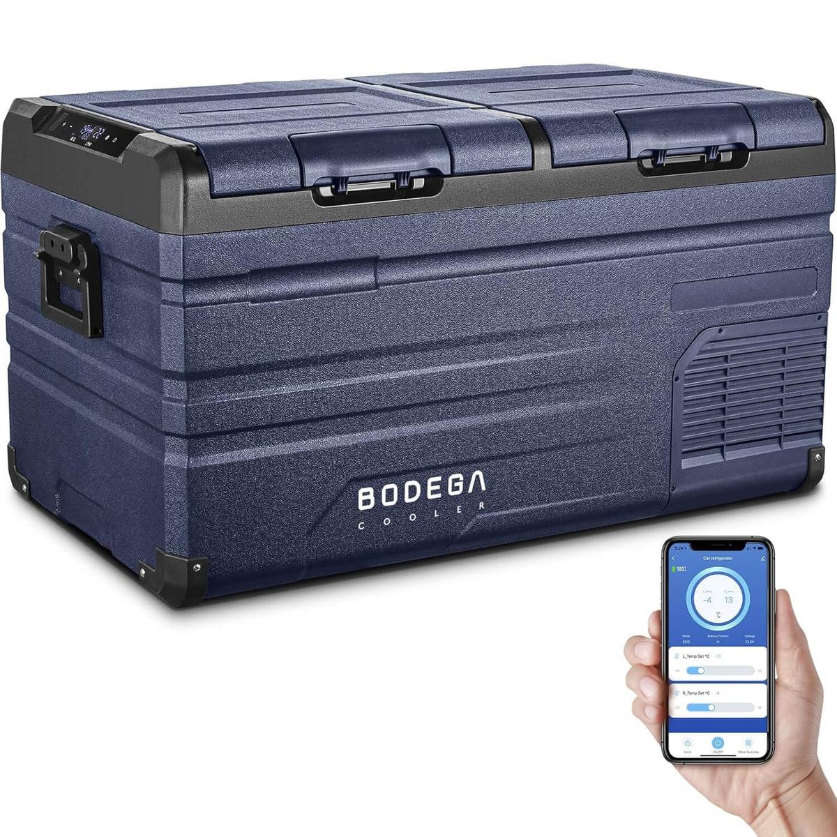 Bodegacooler Electric Cooler 76qt/95qt Dual Zone