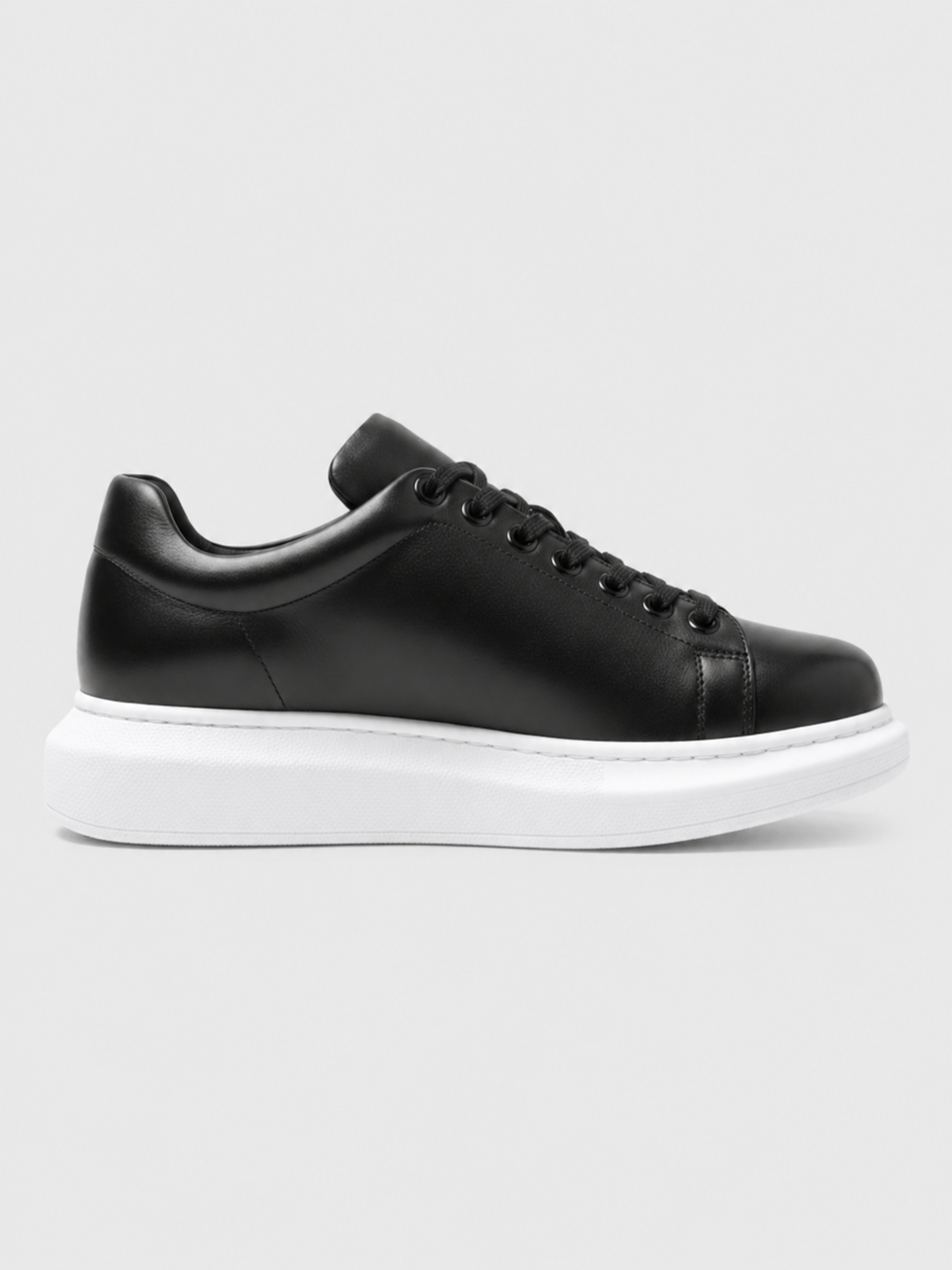 Men's Pluto Shadow Black Low-Top Platform Sneaker