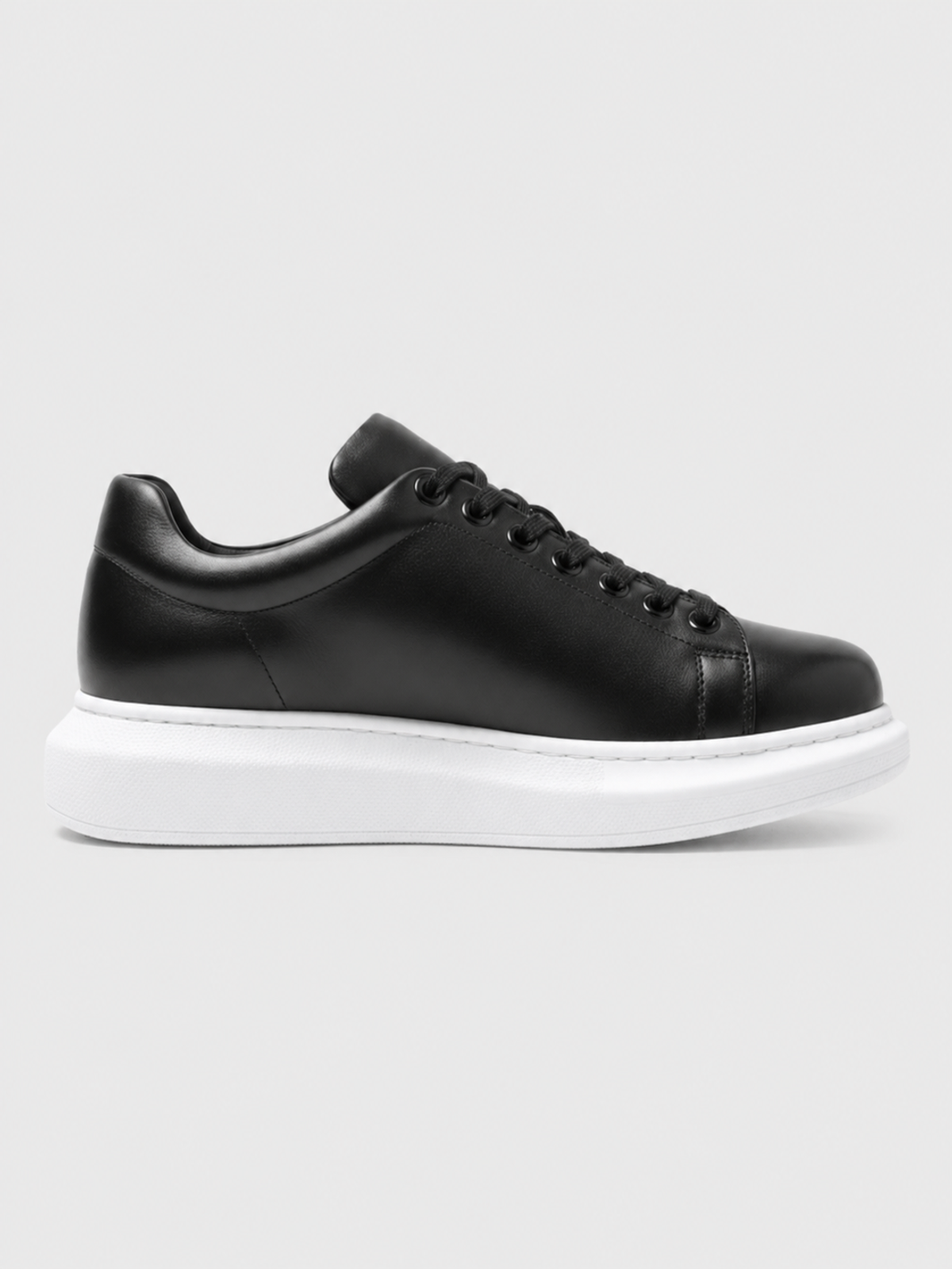 Men's Pluto Shadow Black Low-Top Platform Sneaker