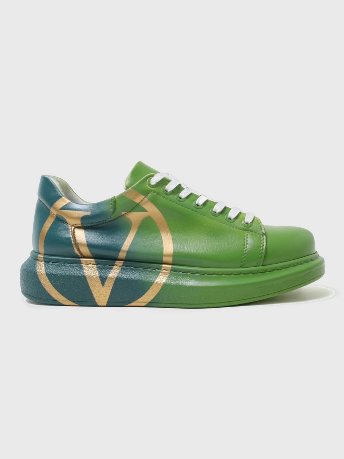 Women's Tokyo V Verdant Radiance Hand-Painted Sneaker