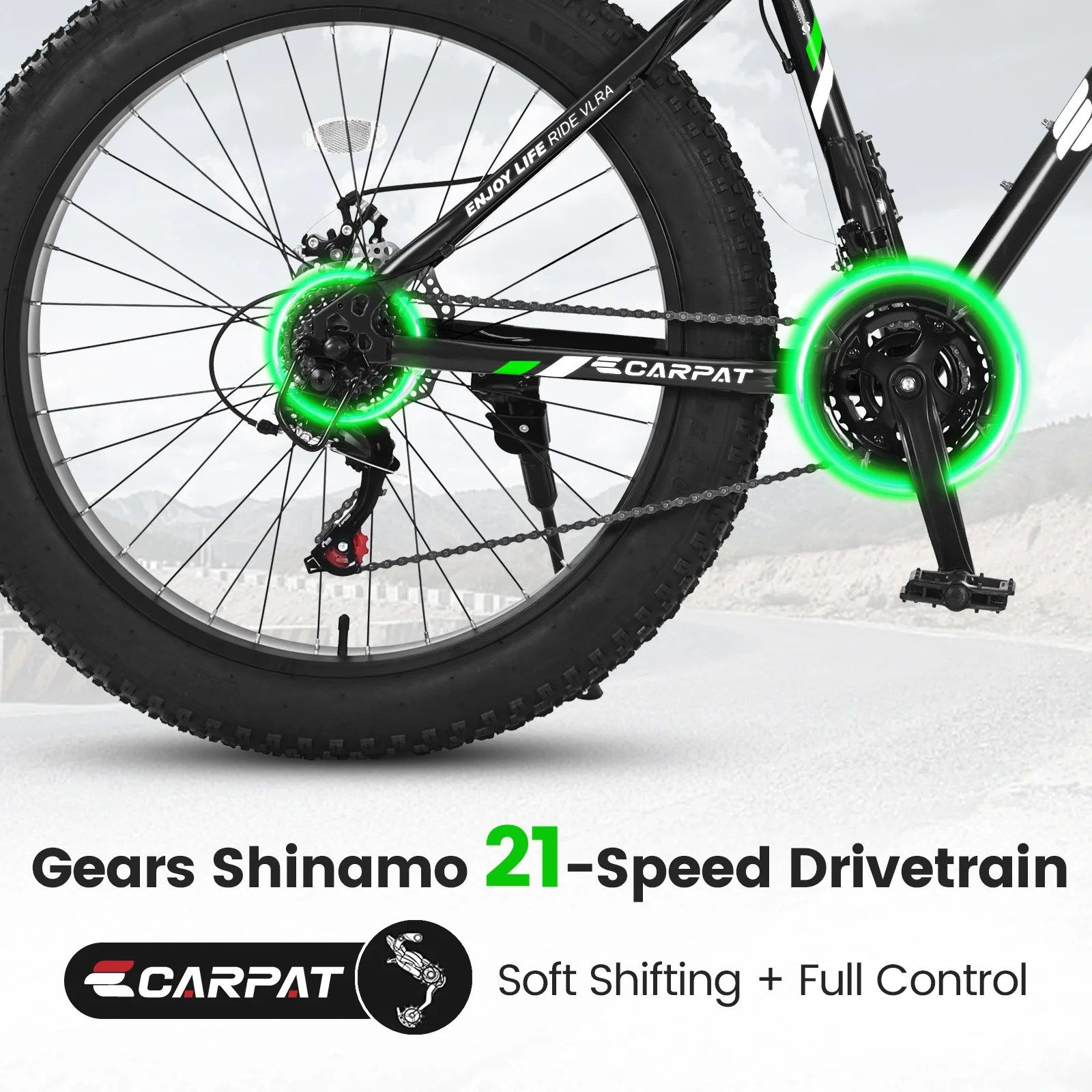 Elecony 26" Fat Tire Bike Review: Shimano 21-Speed All-Terrain Beast