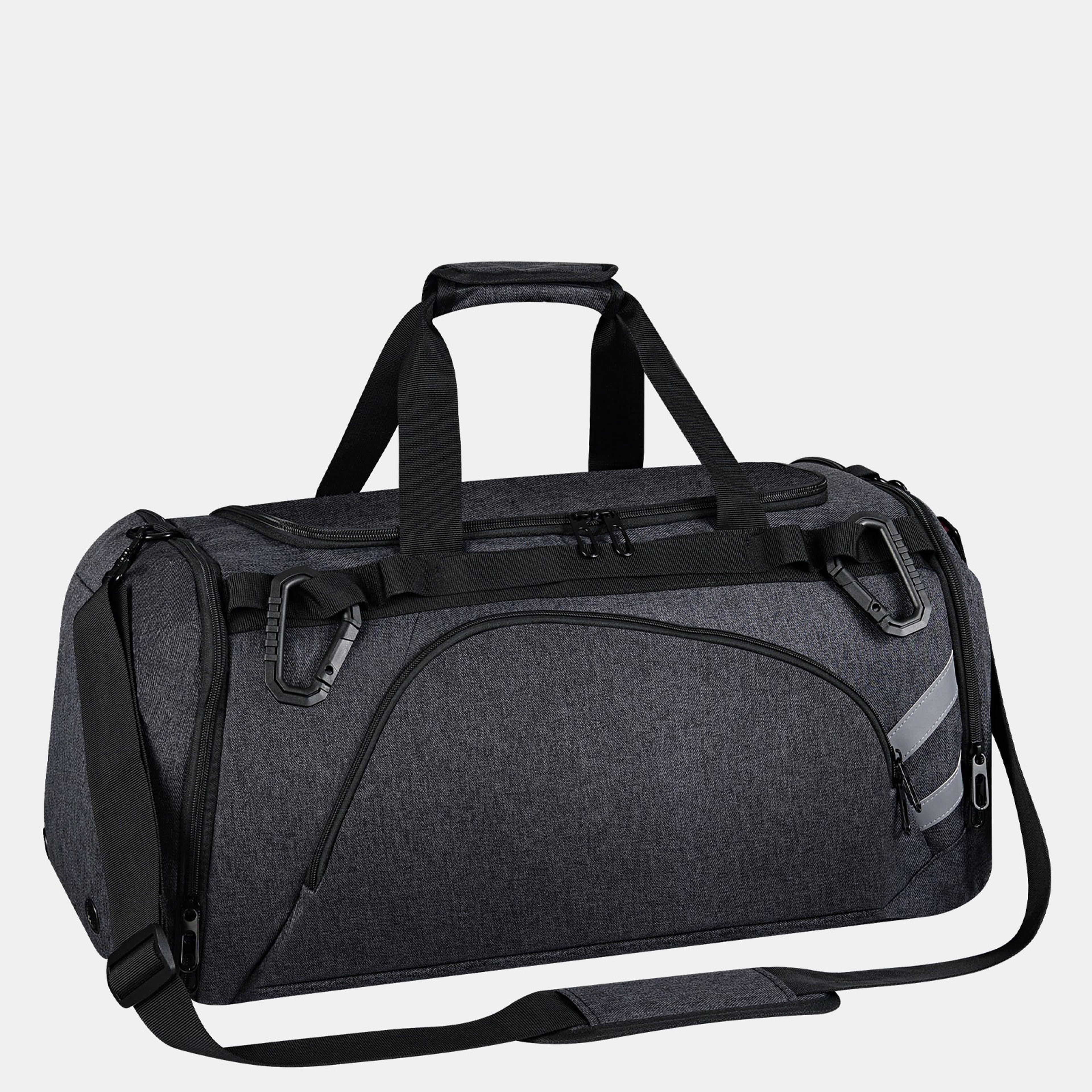 Bertasche Sports Duffel Backpack - Dark Grey