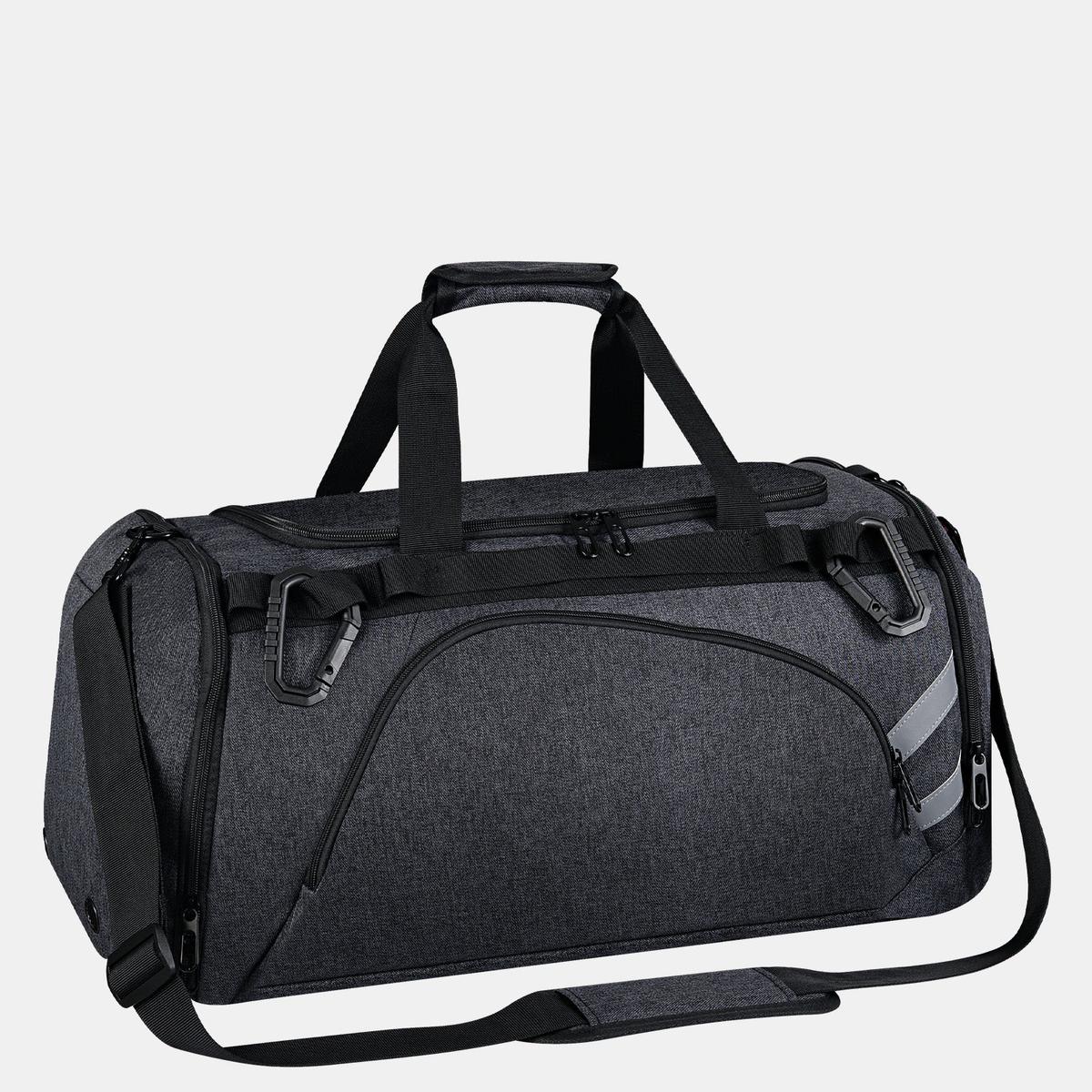 Bertasche Sports Duffel Backpack - Dark Grey
