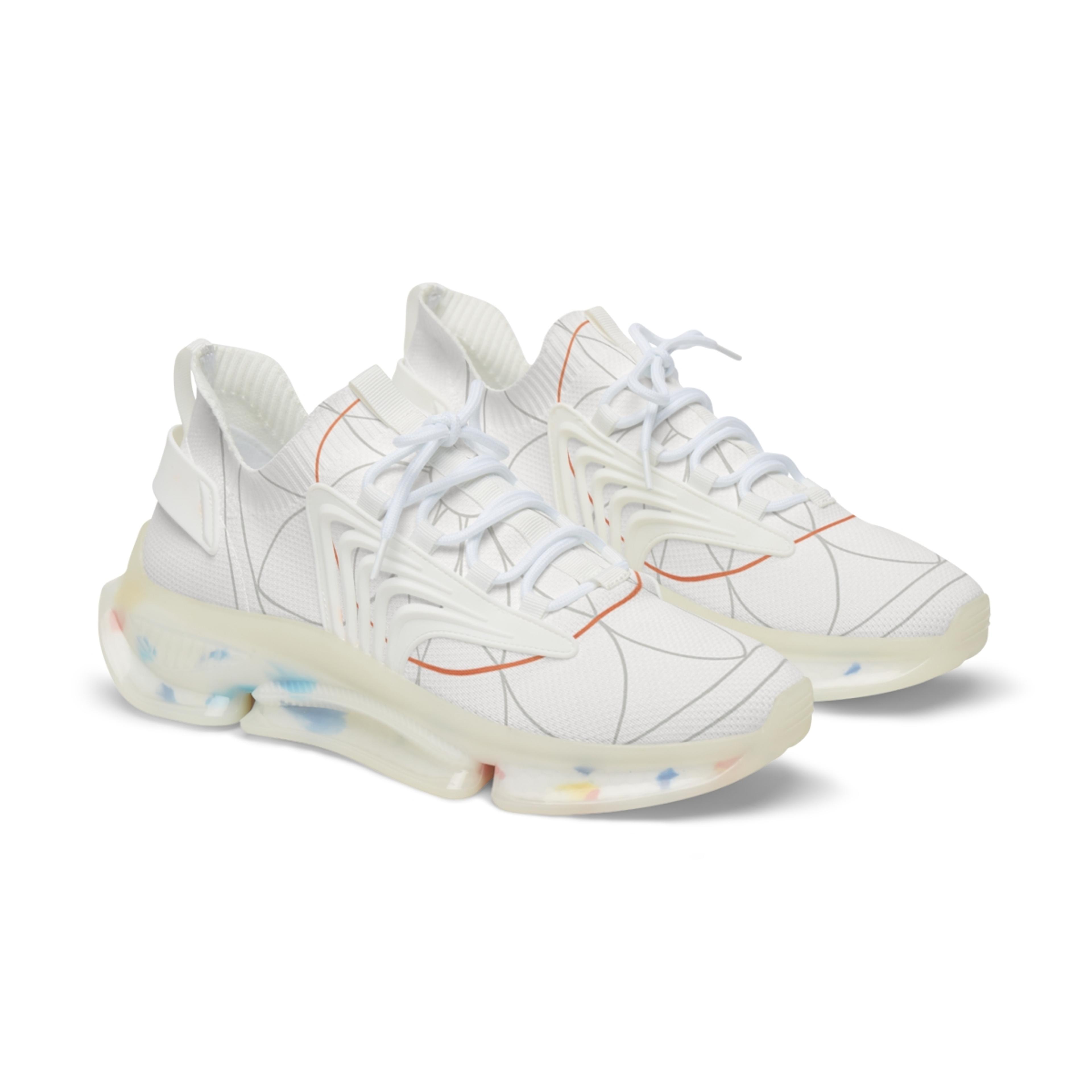 Minimal Orbit Petal Grid Sneakers