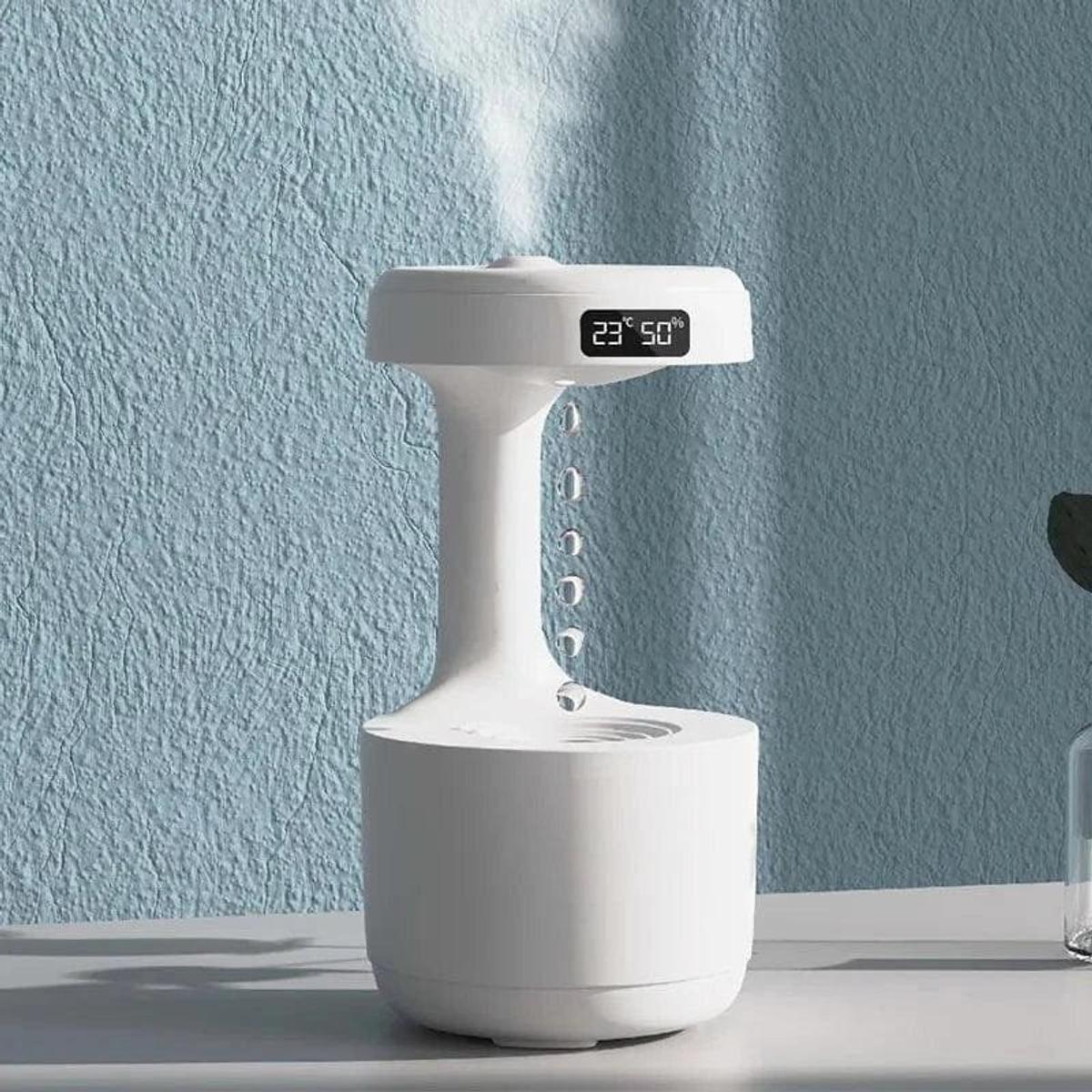 Anti-Gravity Humidifier with LED Clock