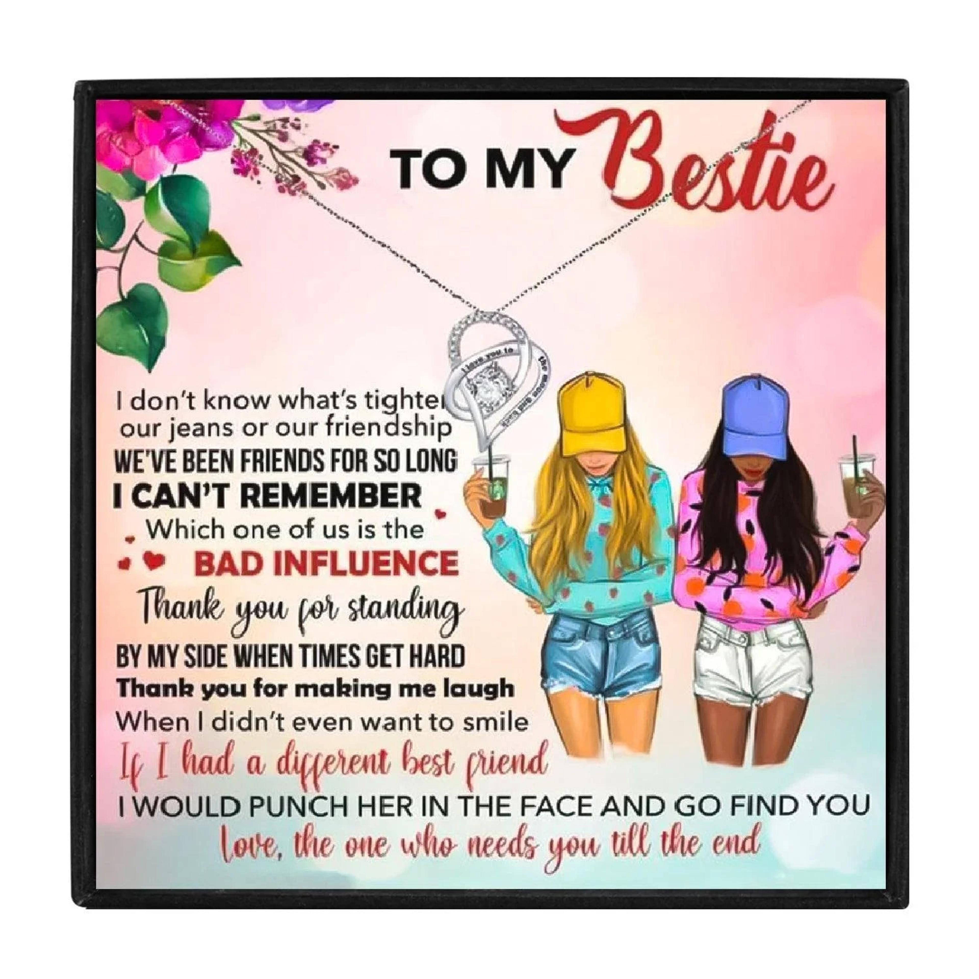 To My Bestie Gift Necklace