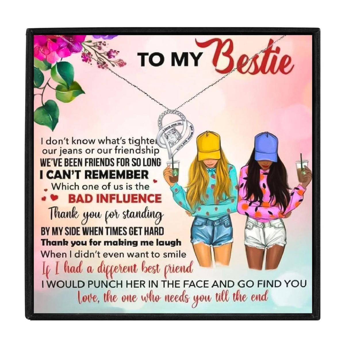 To My Bestie Gift Necklace