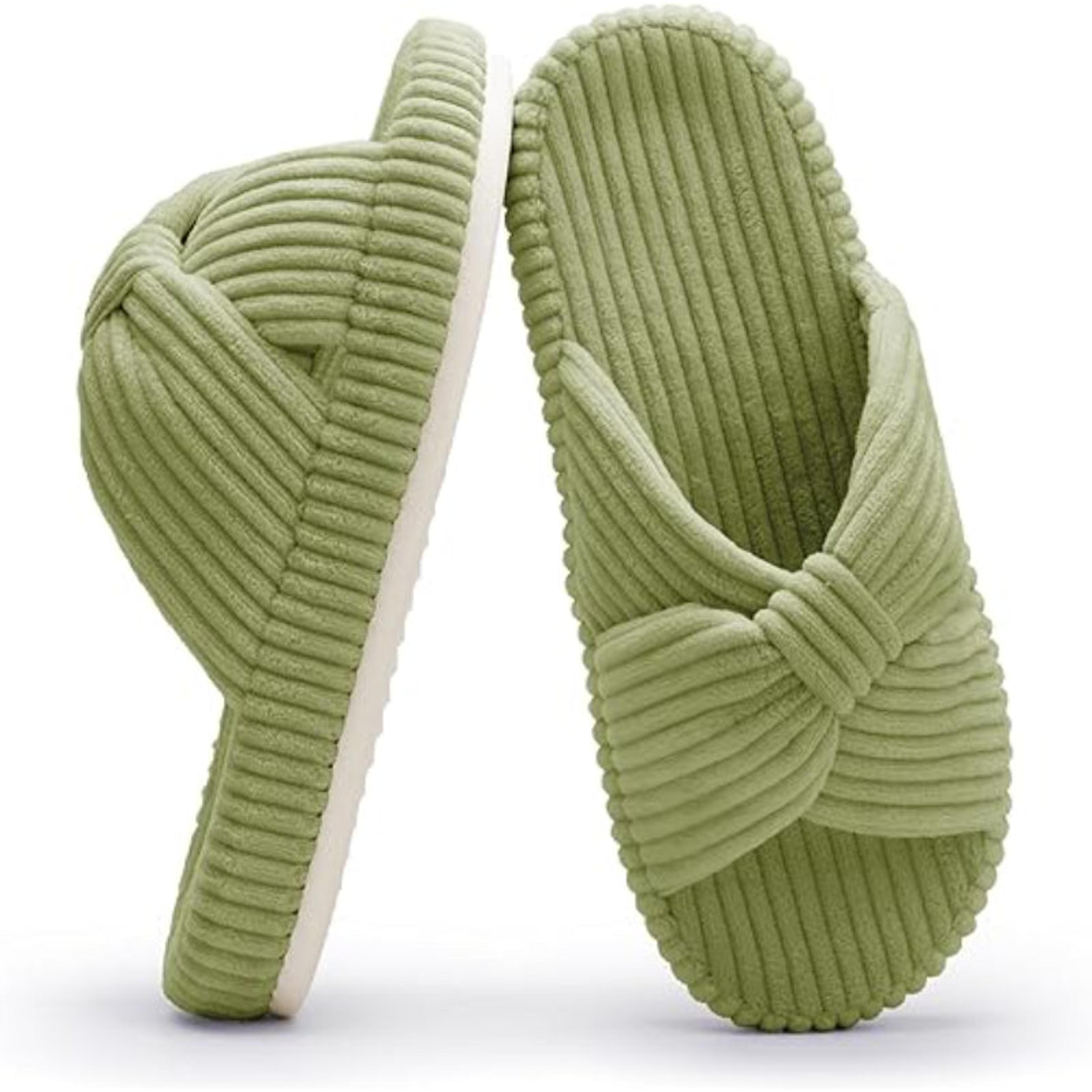 Comfy Corduroy Indoor Slippers