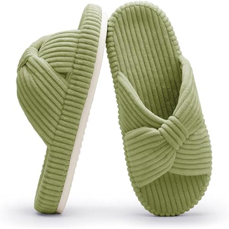 Comfy Corduroy Indoor Slippers