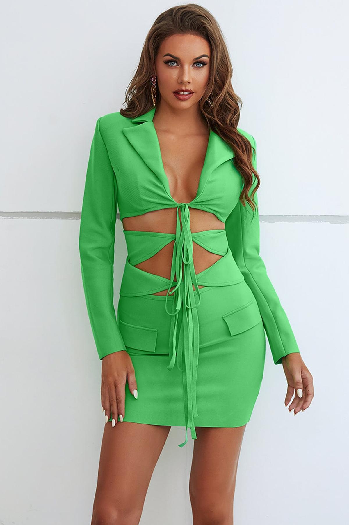 Elspeth Two Piece Blazer Bandage Dress