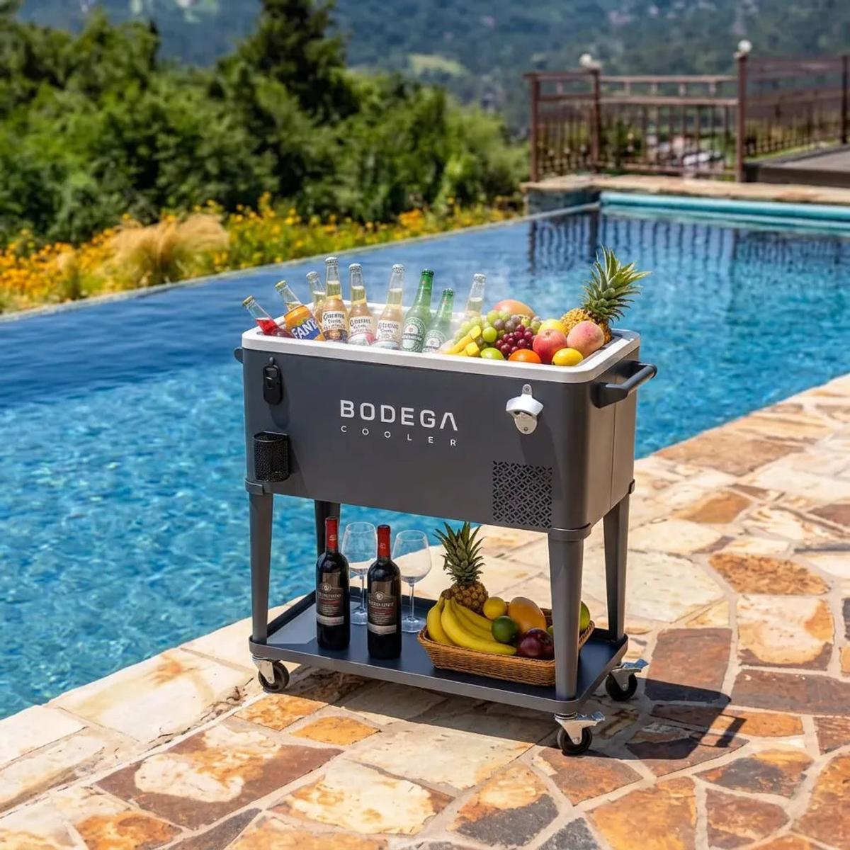 Bodega Cooler 50L Electric Patio Cooler on Wheels