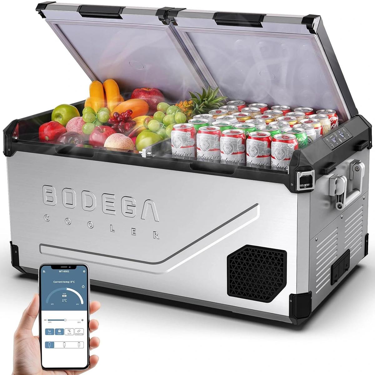 BODEGACOOLER 12 Volt Refrigerator 100QT Dual Zone