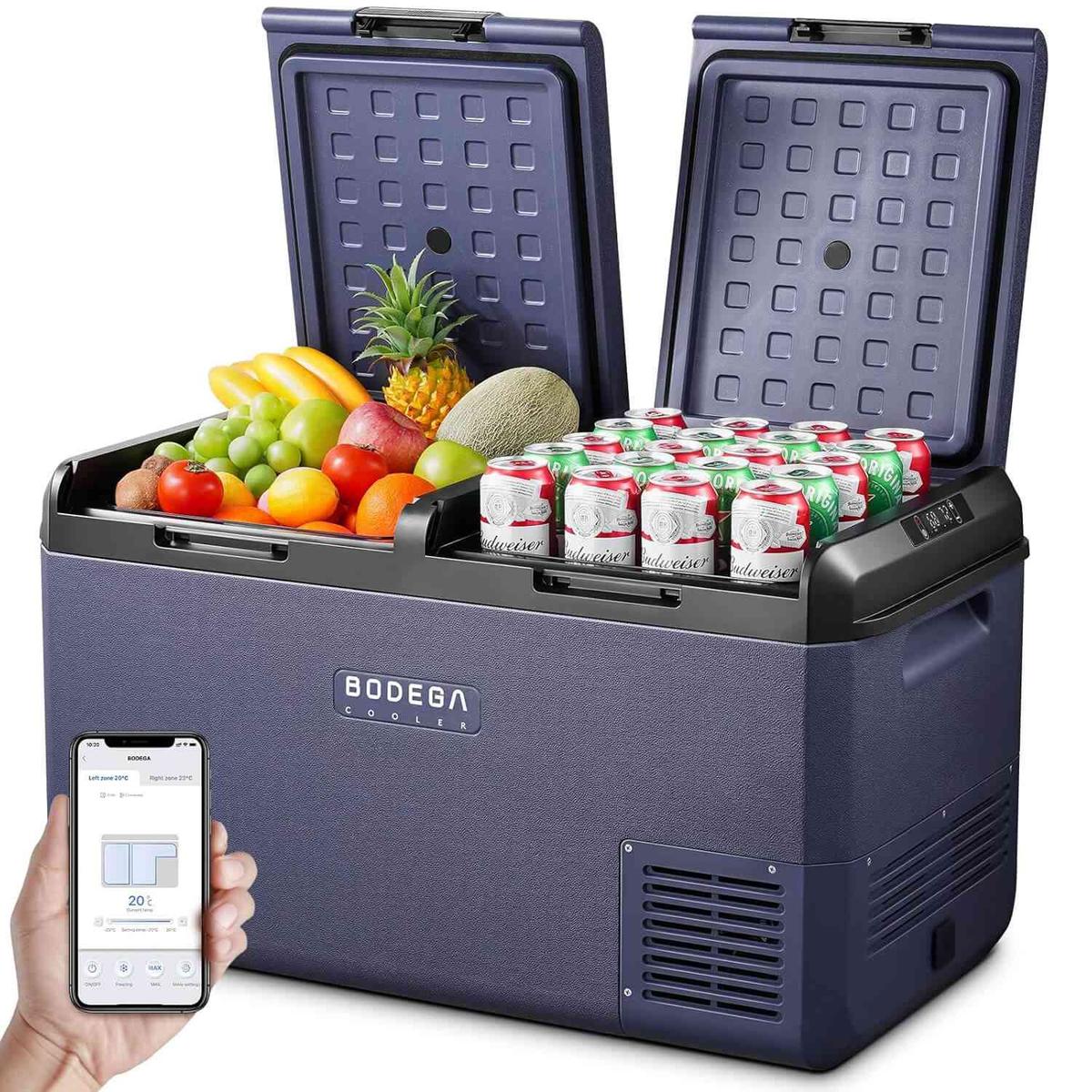 BODEGACOOLER 79QT Dual-Zone 12V Fridge-Freezer IPX4