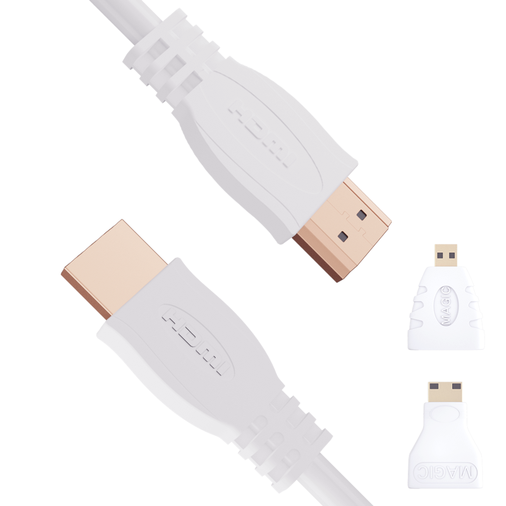 HDMI 1.4 影音線 + Mini C / Micro D 轉接頭組合包