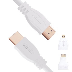 Gallery image 1 of HDMI 1.4 影音線 + Mini C / Micro D 轉接頭組合包